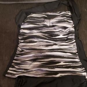 NWT One Shoulder tankini set